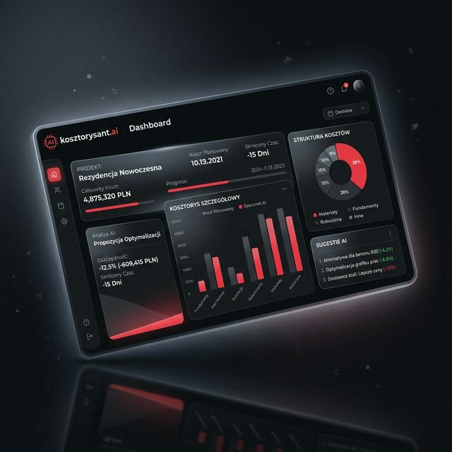 Kosztorysant.ai — Dashboard